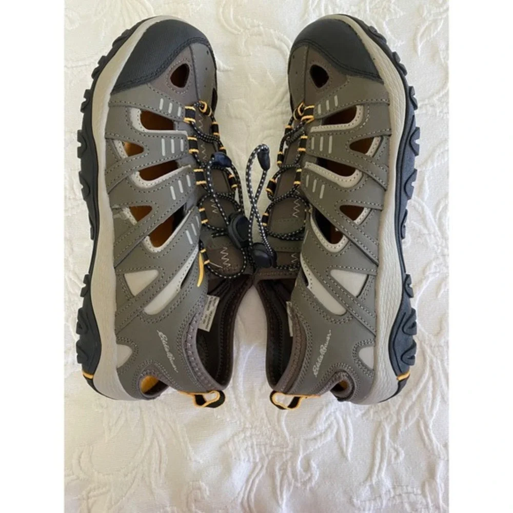 Eddie Bauer Men's Bungee Lace Eastport  Water Shoe Sandal Sz 10  凸    Closed Toe